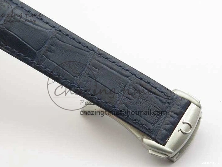 0126 AllSeason Speedmaster ’57 Co-Axial OMF 1:1 Best Edition White Dial Blue Markers A9300 (Free Leather Strap) 8132